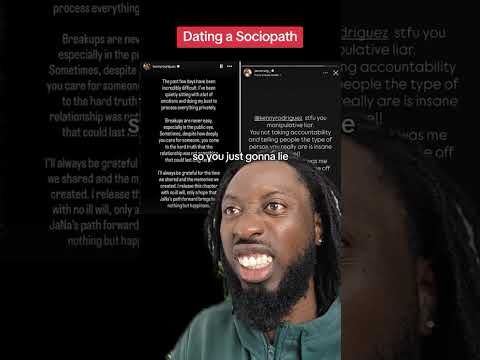 When you find out you're dating a sociopath