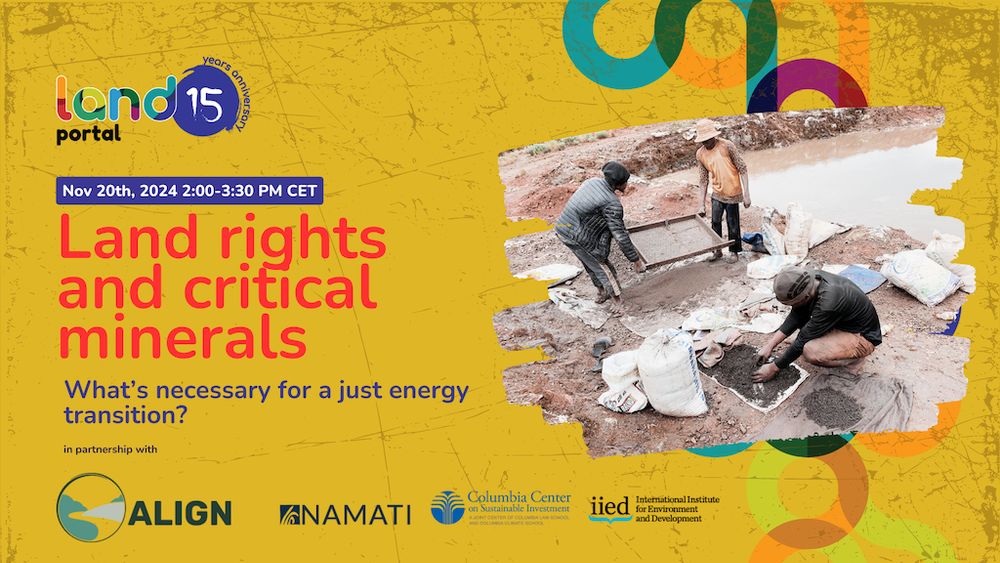Screenshot of the webinar poster