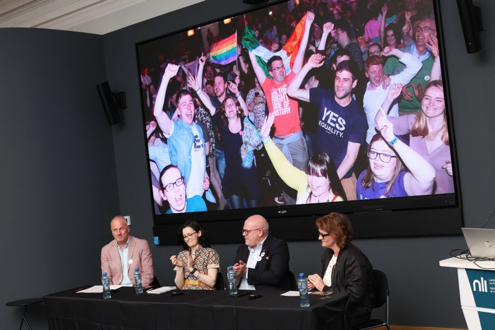 event at the NLI celebrating Yes Equality donation