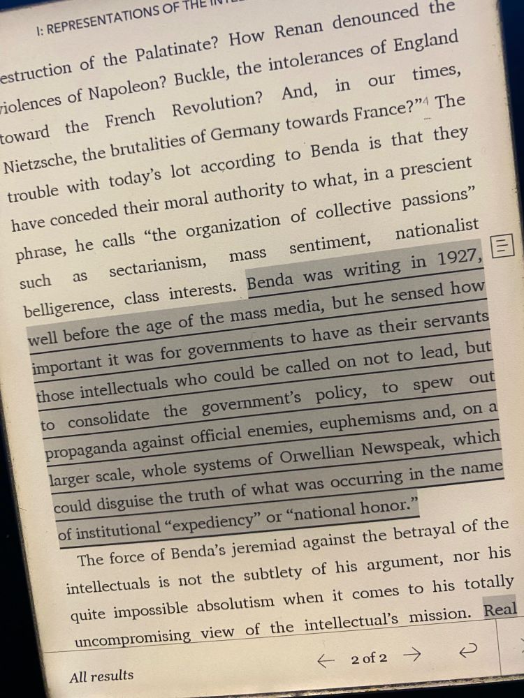 Quote from representations of an intellectual 