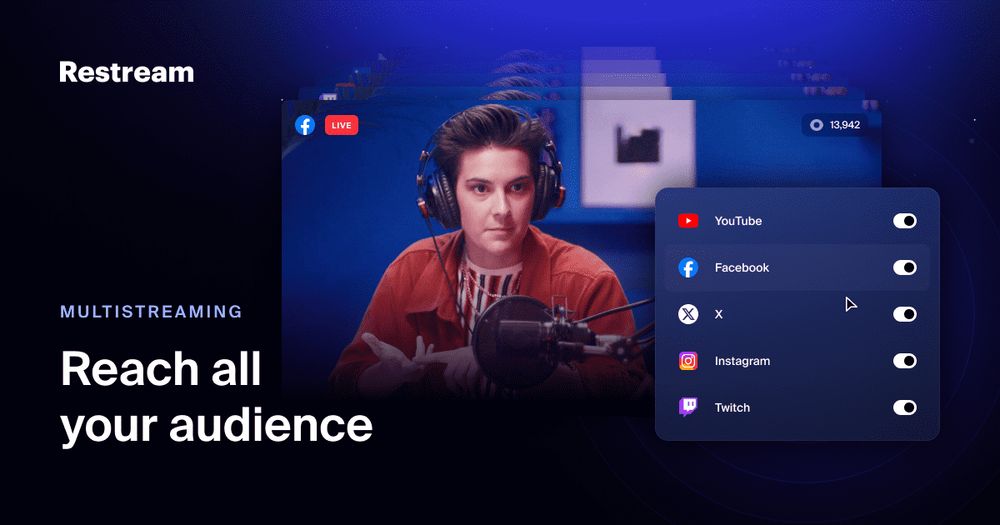 Create and Multistream Live Video | Restream