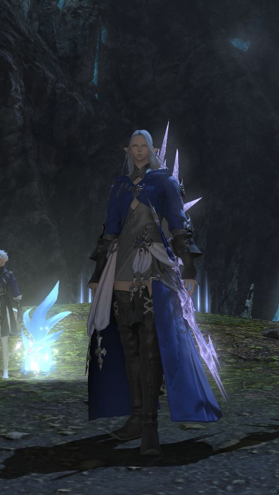 Ysayle from Final Fantasy 14. She wields a sword and shield made of magical ice, similar to what is used by Shiva in her boss fight.