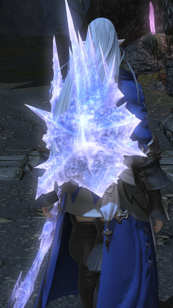 Ysayle from Final Fantasy 14. She wields a sword and shield made of magical ice, similar to what is used by Shiva in her boss fight.