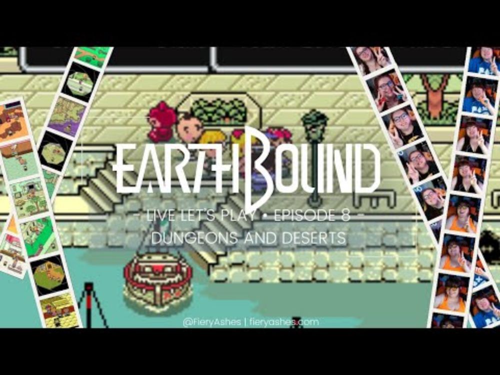 EarthBound (SNES) live playthrough -Ep. 8 Desert and Dungeons