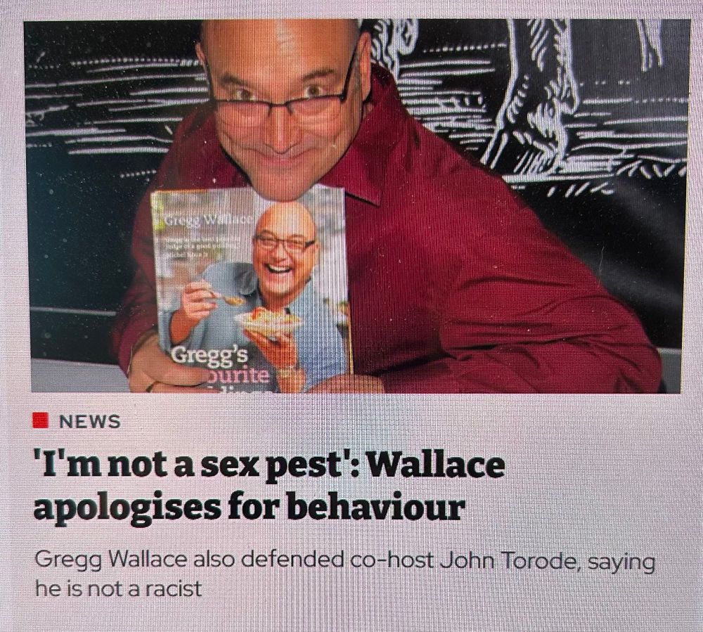 'I'm not a sex pest': Wallace apologises for behaviour
Gregg Wallace also defended co-host John Torode, saying he is not a racist.