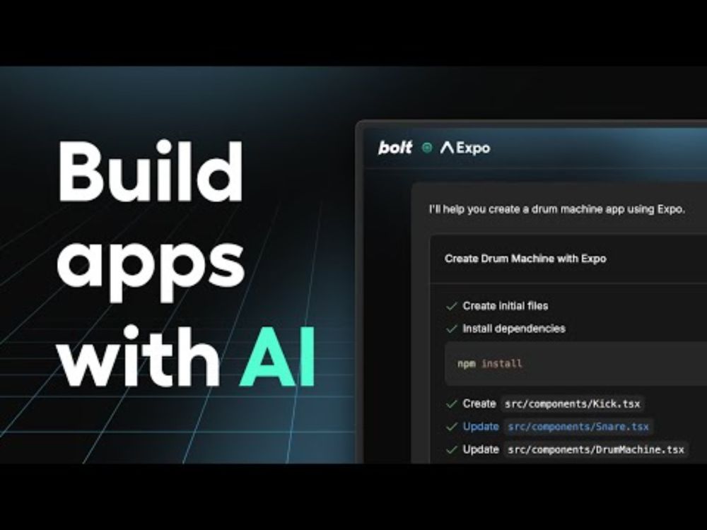 ⚡️ Build an app and deploy it with Bolt.new and Expo
