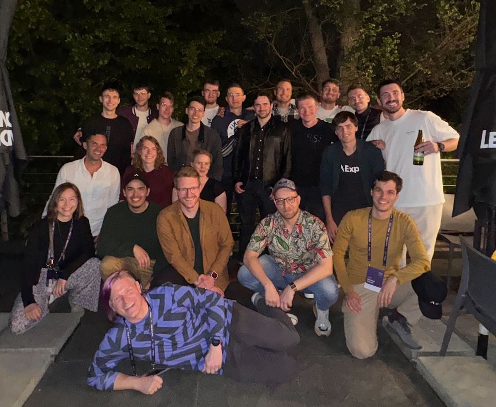 The Expo team at the Appjs Conf after party. 