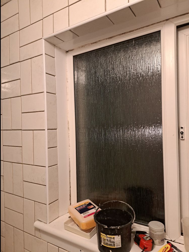 The completed other side of the window 