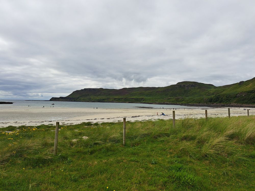 A beautiful white sandy bay
