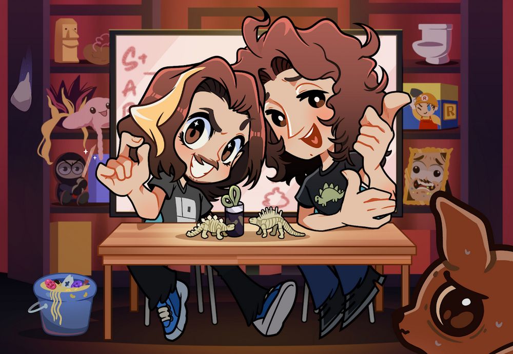Game Grumps art by Digitoonie