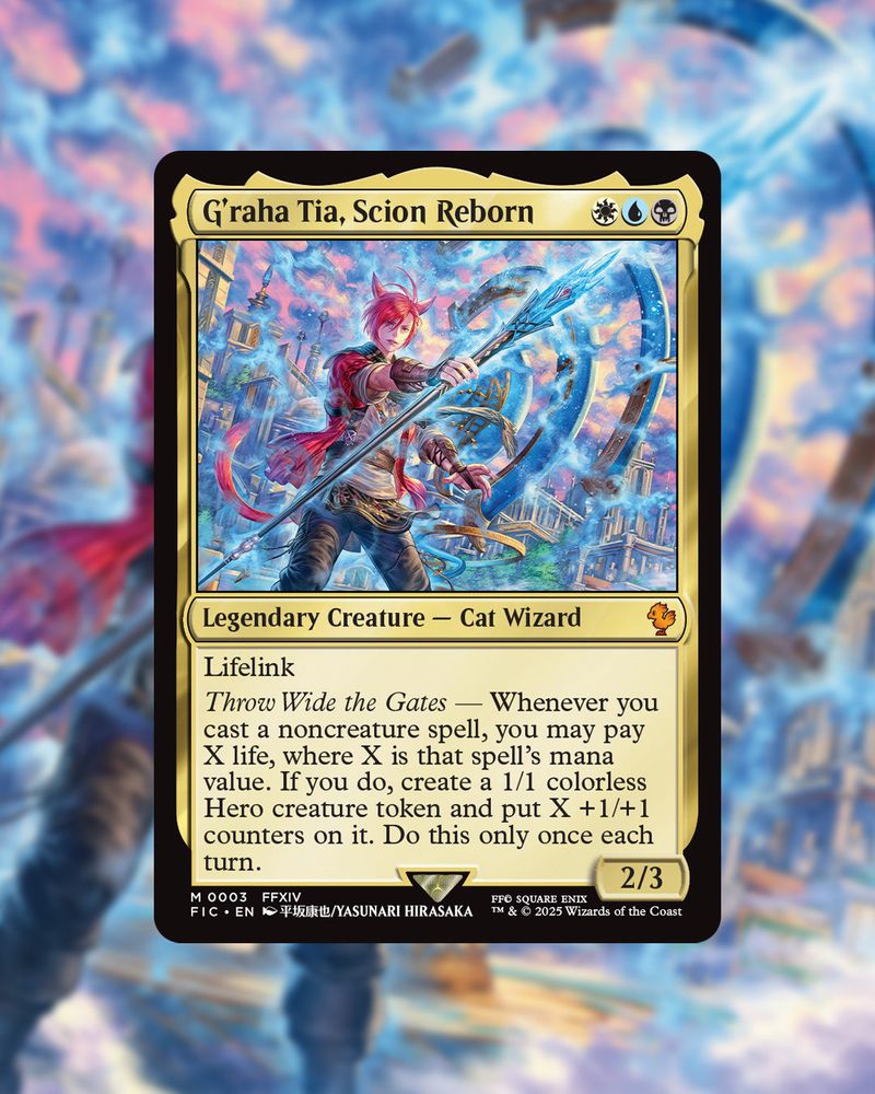 G'raha Tia, cat boy (in card form)