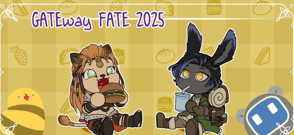 Food themed art featuring Wuk Lamat and Erenville with some critters