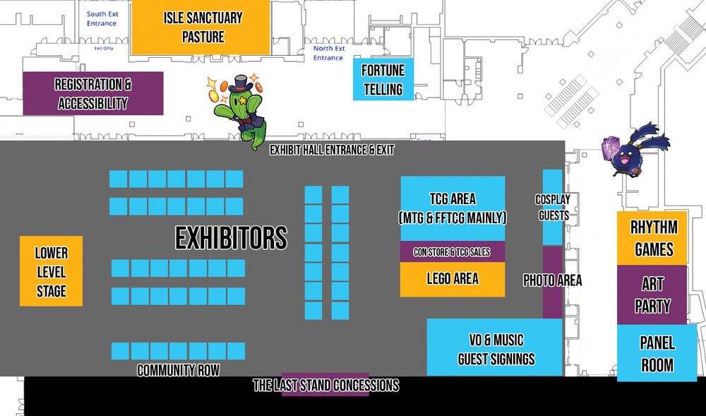 Lower level event map