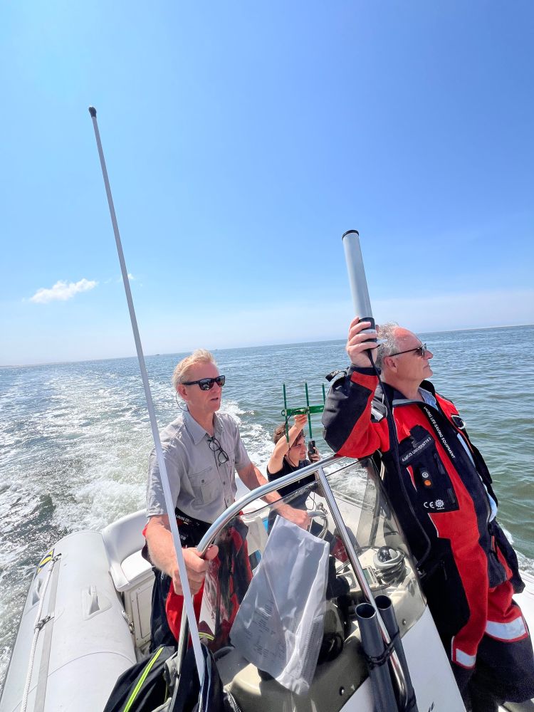 Deployment of satellite tags on animals has the advantage of the electronics doing the datasampling. Positions, dive depths and underwater 3D movements can be collected for days, weeks and even months.