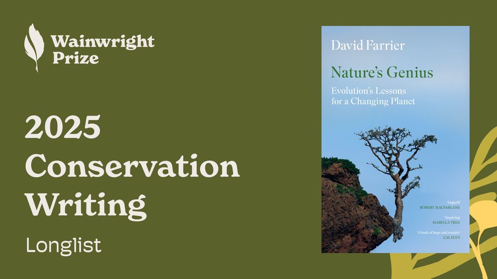 Nature's Genius by David Farrier: Longlisted for the 2025 Wainwright Prize for Conservation Writing