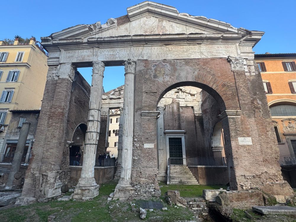 Portico of Octavia from the front