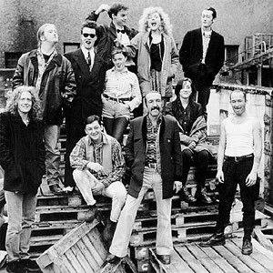 The Commitments pose for a group photo.