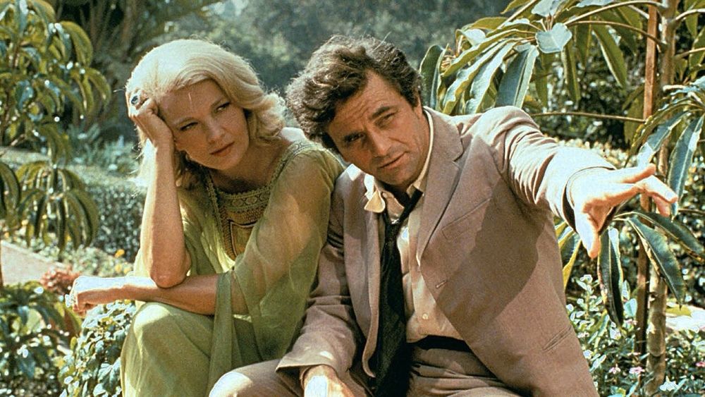 Gena Rowlands and Peter Falk in Columbo.