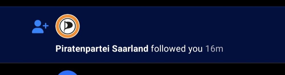 Piratenpartei Saarland followed you!