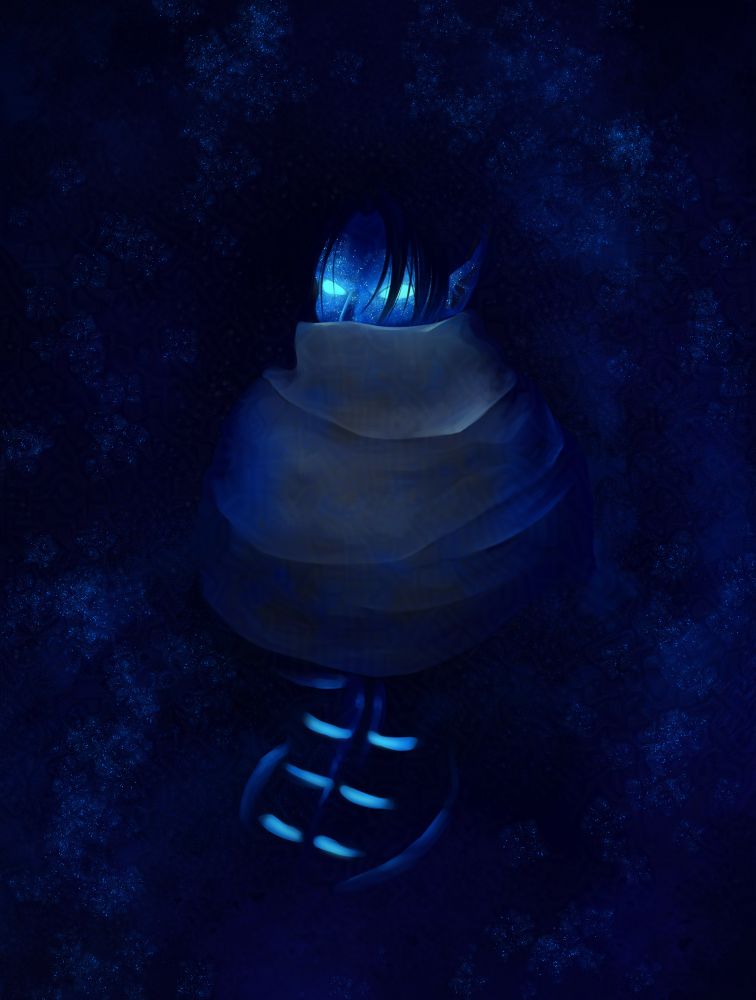 Wraith Raziel in a space environment.