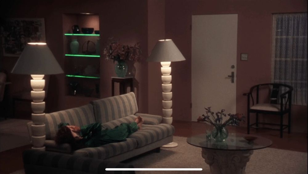 A still from the neighbor's living room on Christmas Vacation.