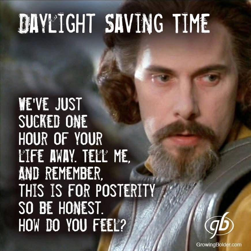 Picture of Count Rugen from Princess Bride with text “we’ve just sucked one year of your life away. Tell me, and remember, this is for posterity so be honest. How do you feel?”