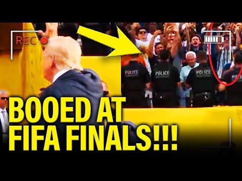 Trump gets MERCILESSLY BOOED at FIFA FINALS