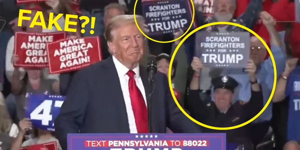 Fake Firefighters and Union Workers: Trump’s Latest Rally Stunt Exposed