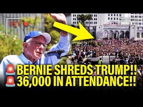 Bernie BRINGS THE HOUSE DOWN in BIGGEST RALLY Yet