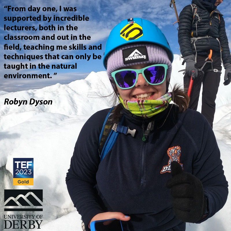 “From day one, I was supported by incredible lecturers, both in the classroom and out in the field, teaching me skills and techniques that can only be taught in the natural environment. ”