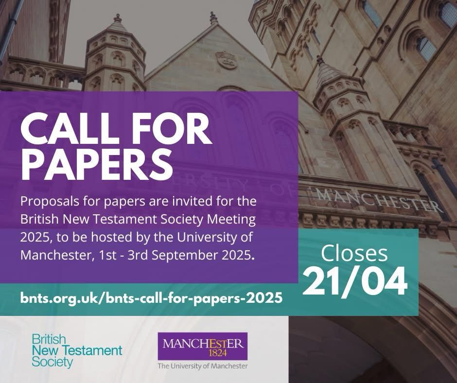 Call for Papers graphic - closes 21/04