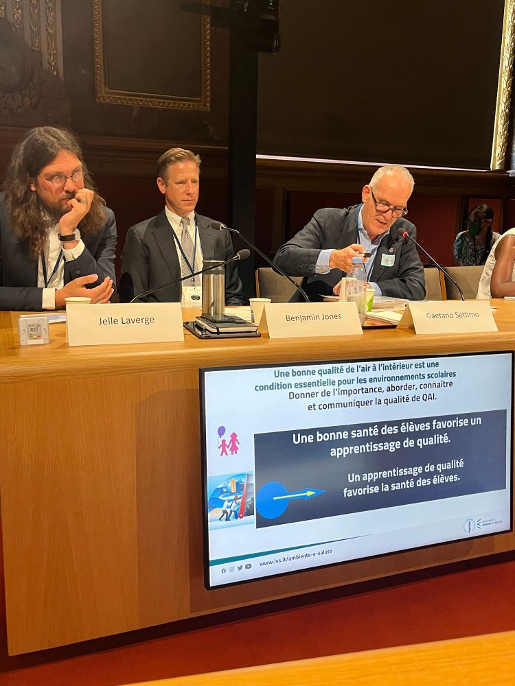 Gaetano Settimo, Istituto Superiore di Sanità, présente ses slides