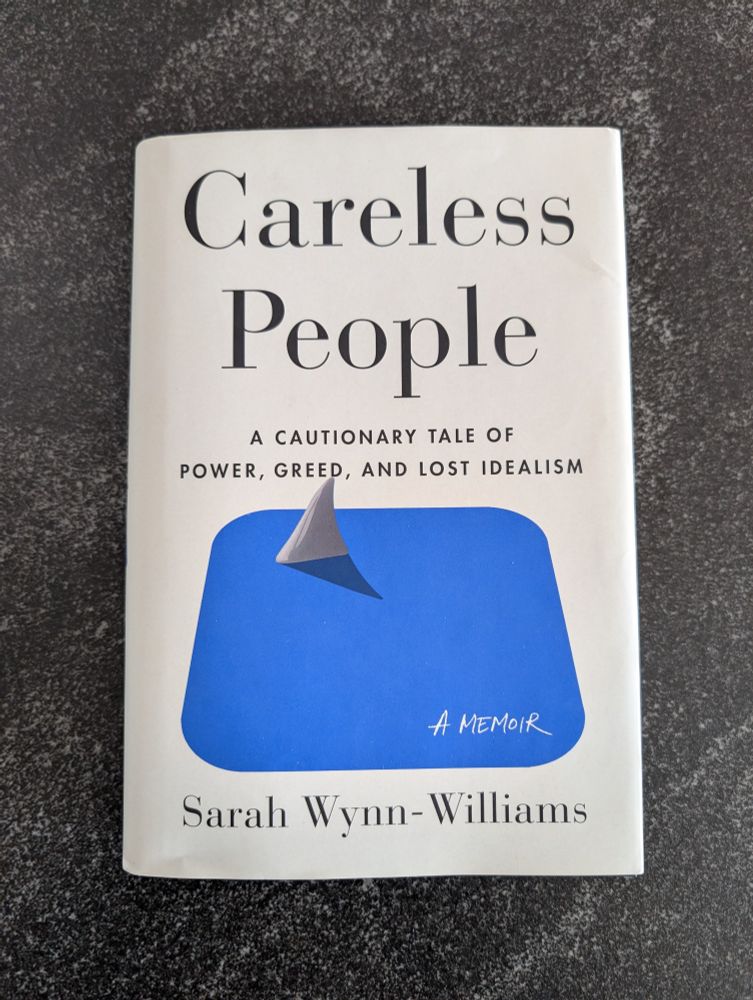 Photo of the book Careless People by Sarah Wynn-Williams