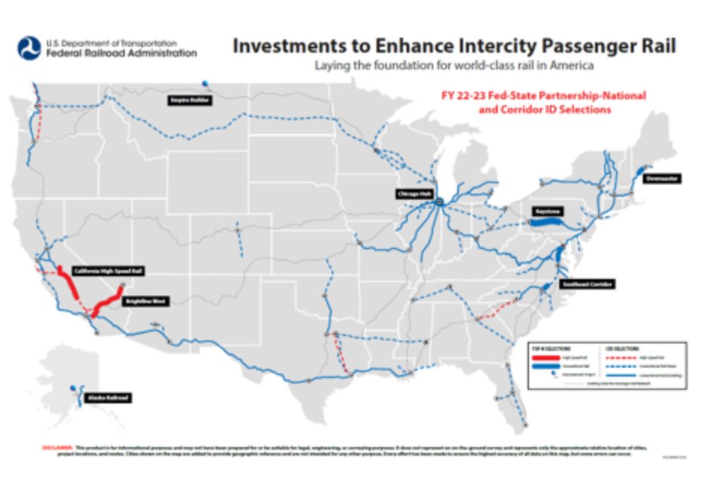 FACT SHEET: President Biden Announces Billions to Deliver World-Class High-Speed Rail and Launch New Passenger Rail Corridors Across the Country | The White House