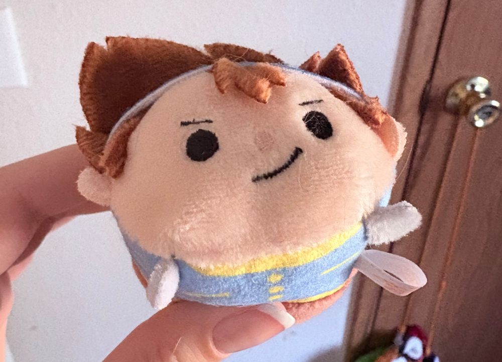 Lil bean plush of Tai from Digimon
