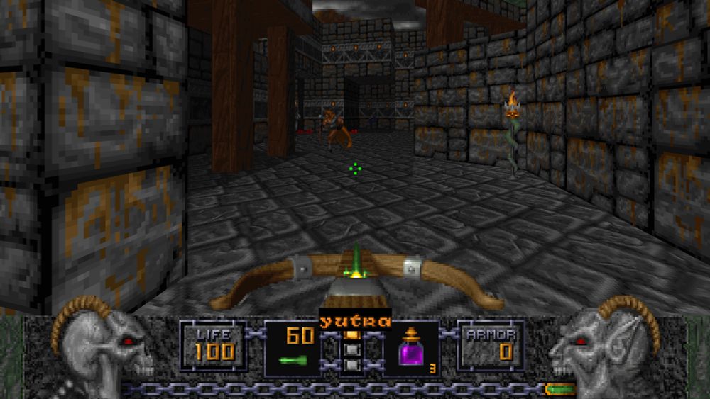From the game Heretic: Stony Interior for a low res 90's castle.