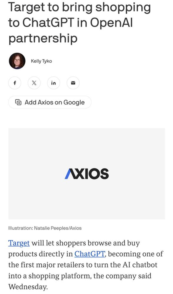 Target to bring shopping to ChatGPT in OpenAi partnership