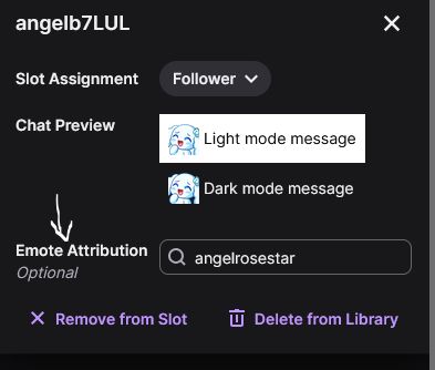 Emote Attribution! 