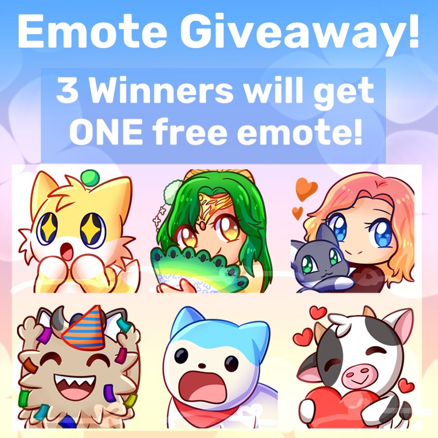 A display of emotes.