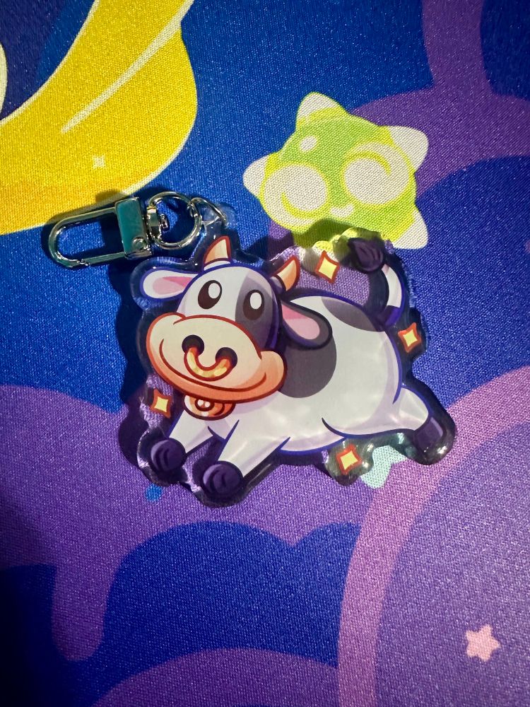 Cow keychain from Mario kart world! 