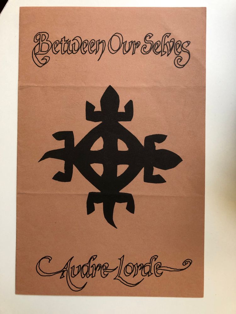 Frontispiece of Audre Lorde’s chapbook Between Ourselves