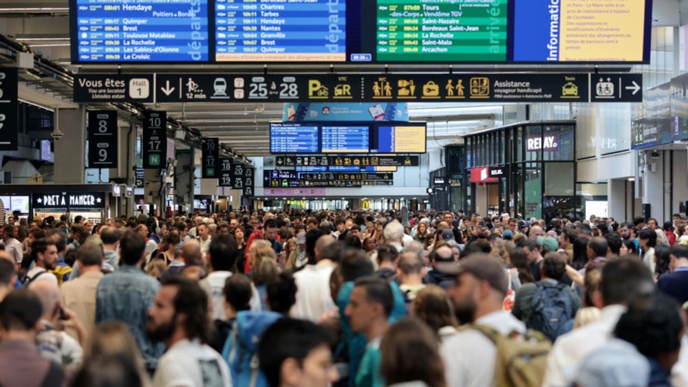 France's high-speed railway hit by 'sabotage' hours before Olympics