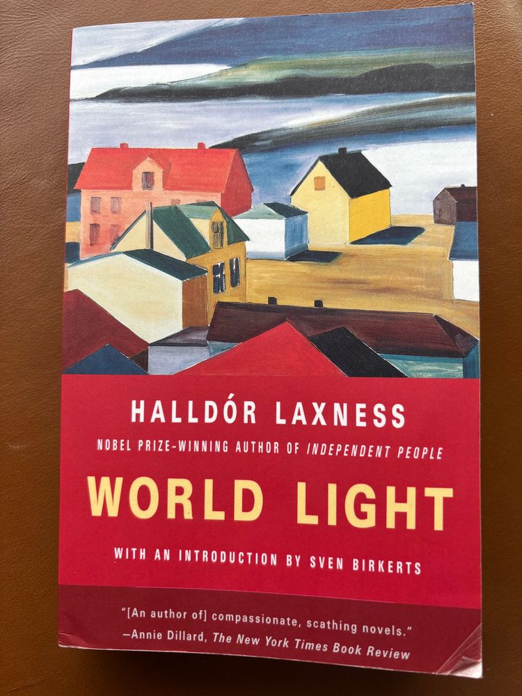 Front cover of Halldór Laxness, WORLD LIGHT
