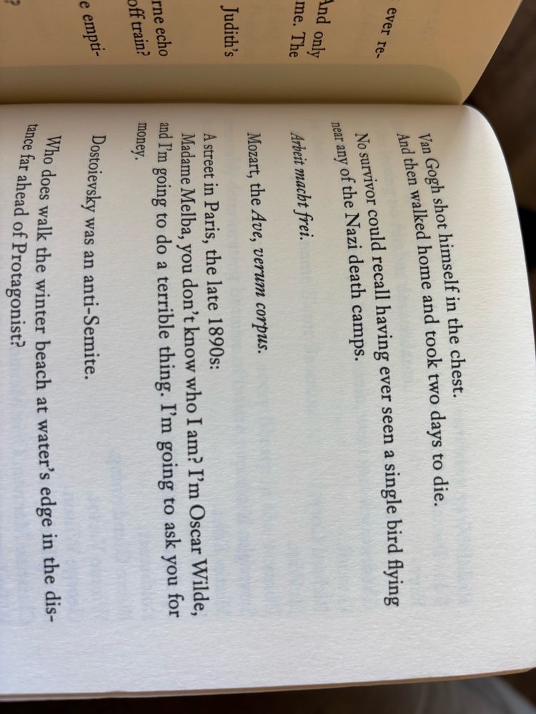 Excerpt from David Markson, READER’S BLOCK