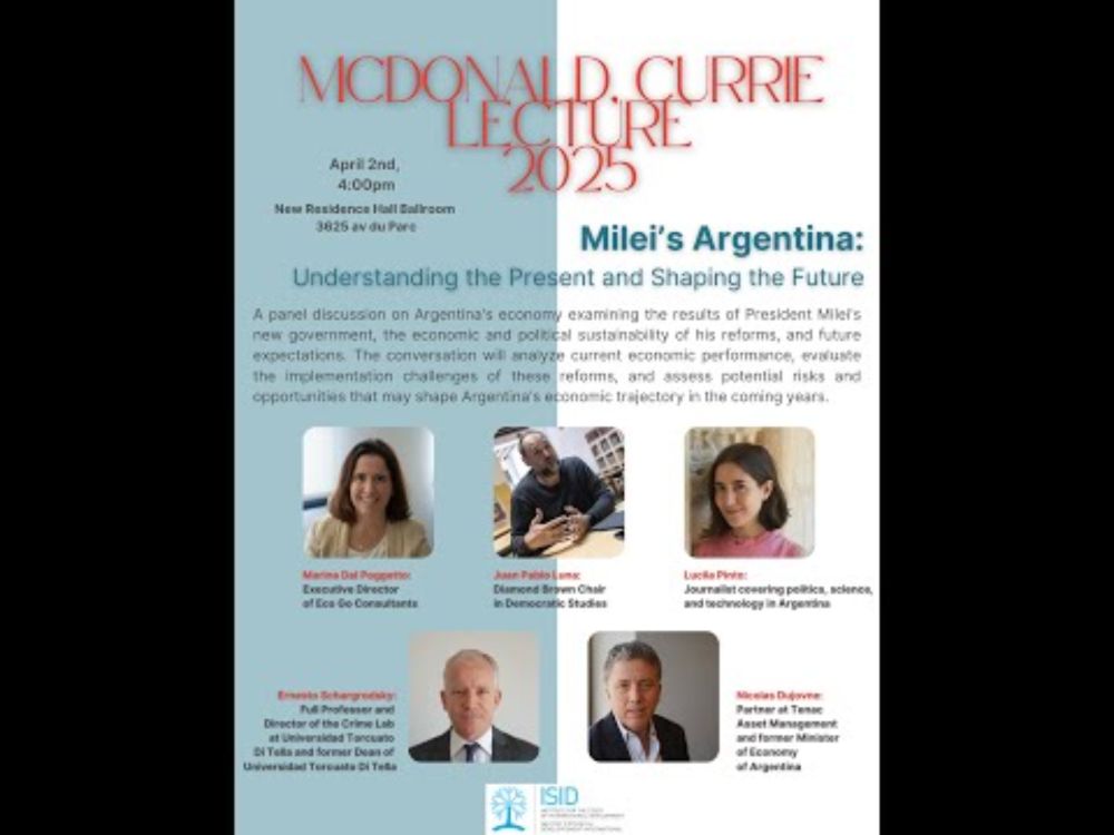 McDonald Currie Lecture 2025