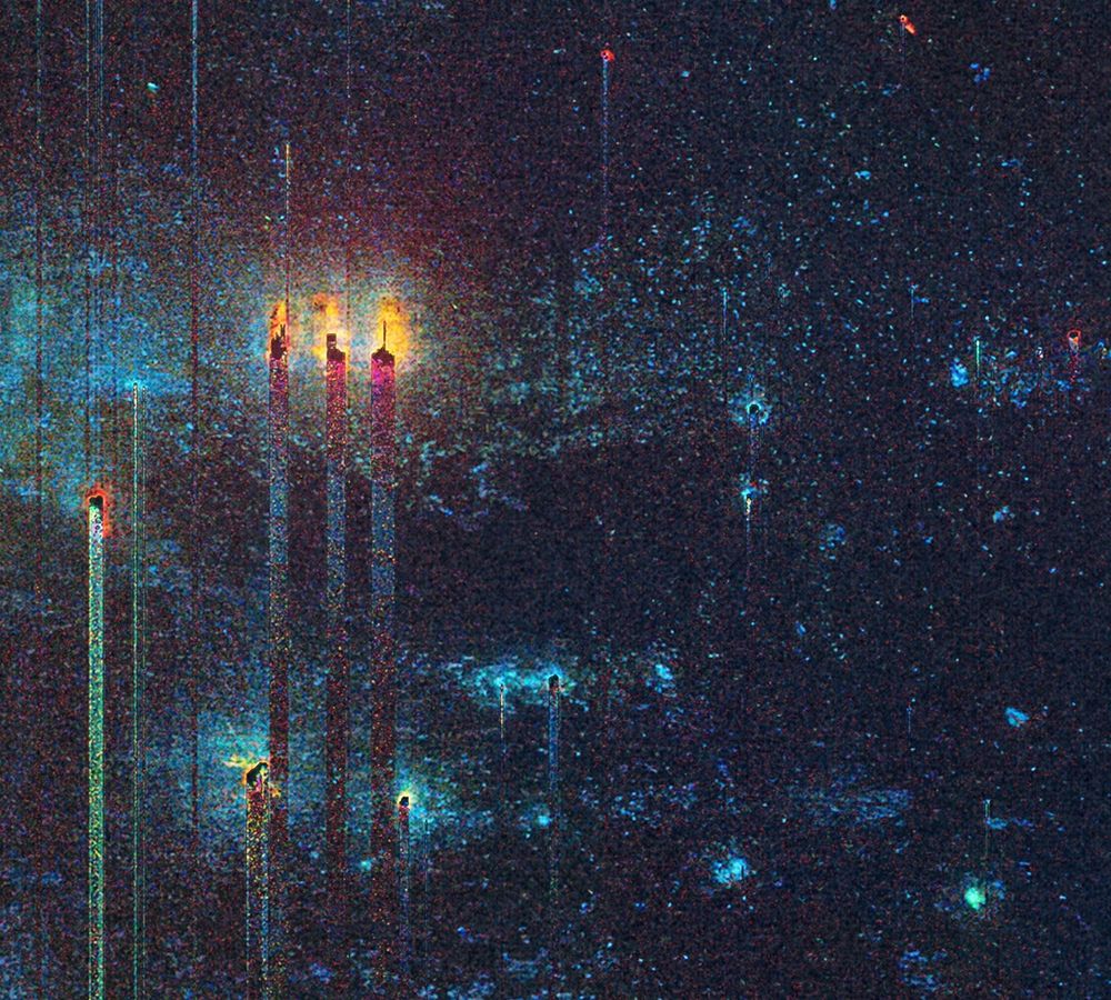 Close-up detail from “dystopika 001,” glitch art by Rob Sheridan