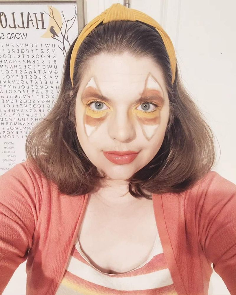 Me dressed as candy corn