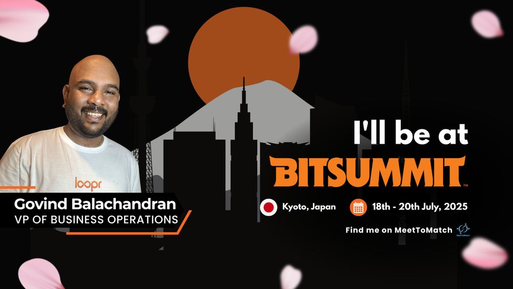 Image shows that Govind will be at BitSummit, a gaming event in Japan held between 18th - 20th July 2025.