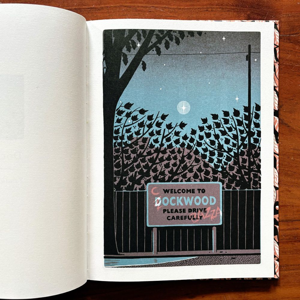 Interior spread from “Dockwood” by Jon McNaught