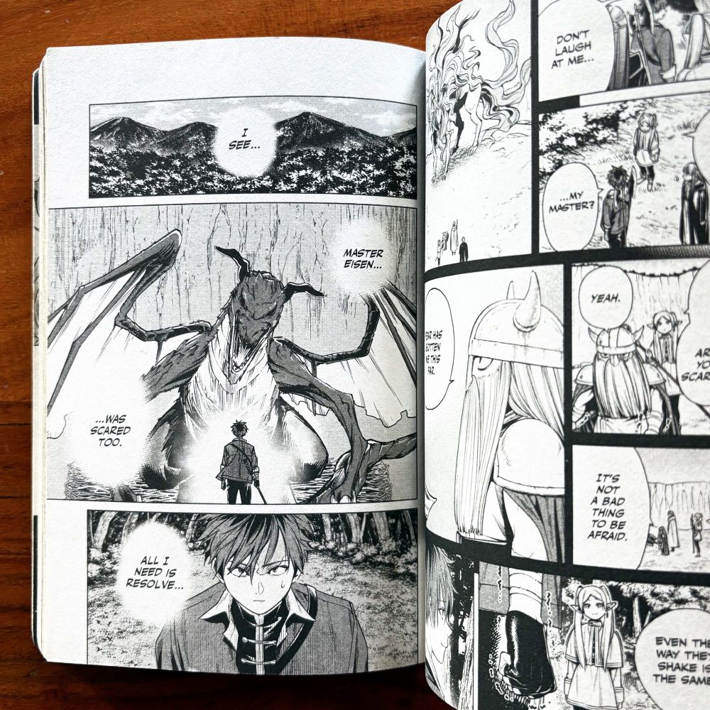 Interior spread from ”Frieren: Beyond Journey’s End — Vol 2”, story by Kanehito Yamada, art by Tsukasa Abe